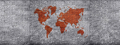 Фотообои BRICKS MAP 1, KIDS, Factura Фотообои BRICKS MAP 1, KIDS, Factura